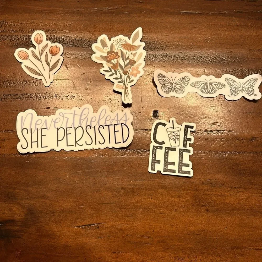 Stickers bundle of 13 all new for water bottles or other use